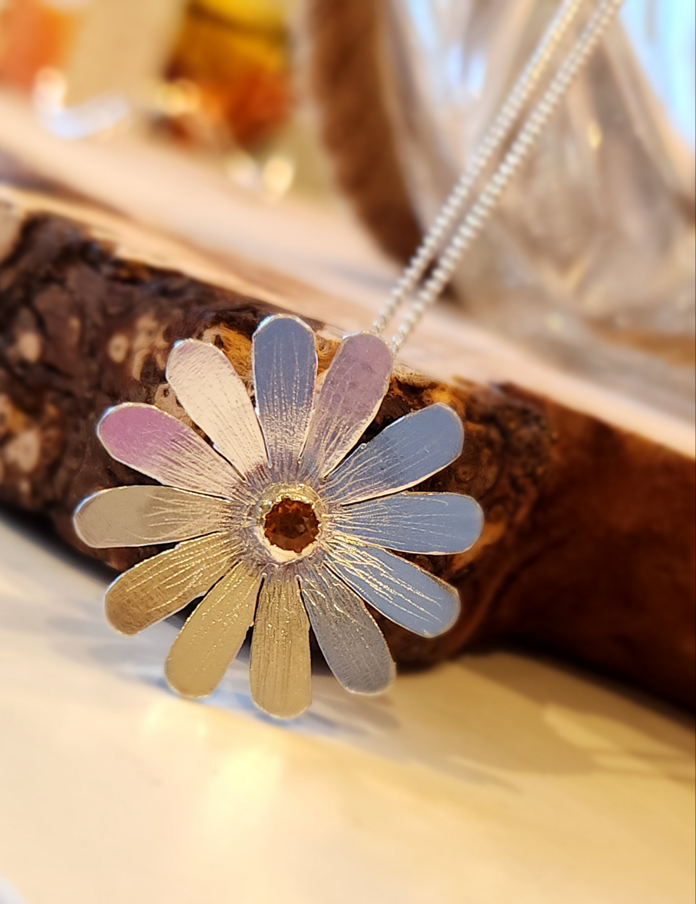 Large Flower Pendant