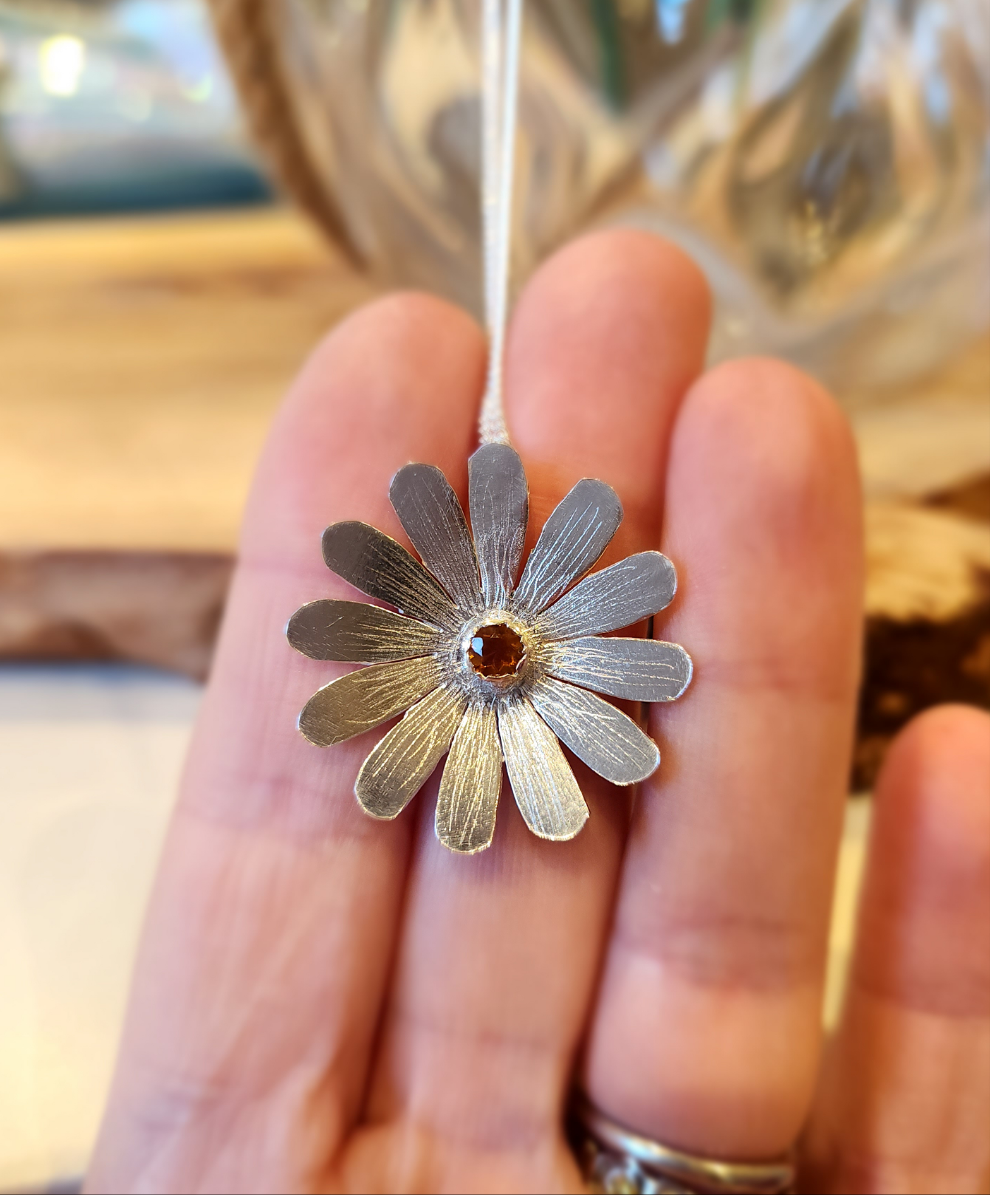 Large Flower Pendant