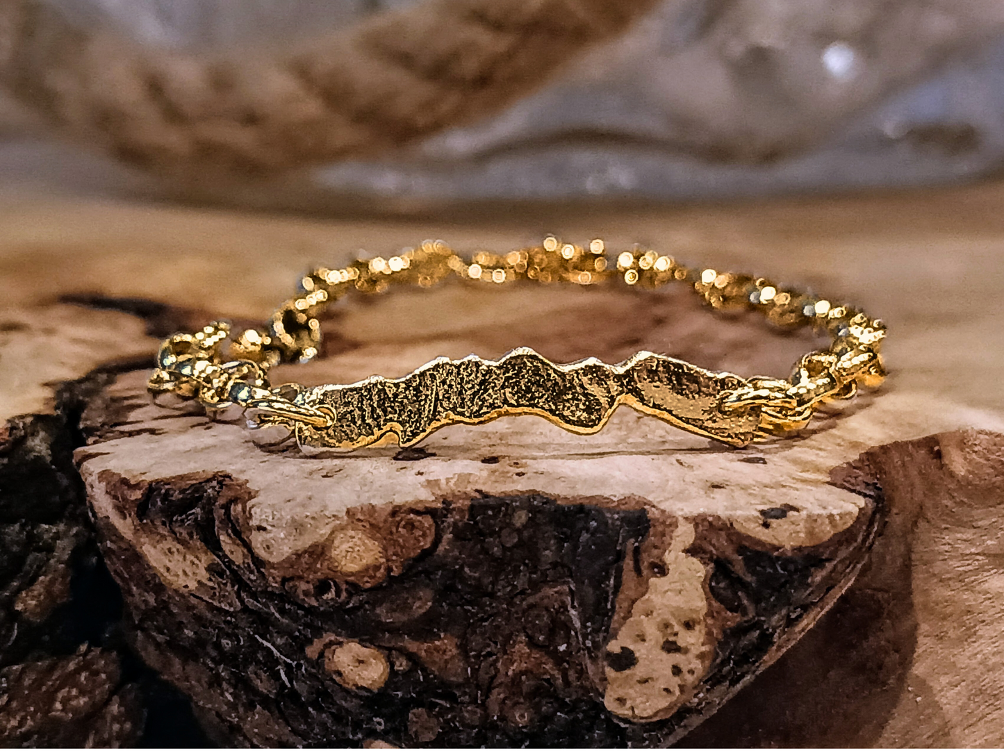 Yellow Gold Catbells Bracelet