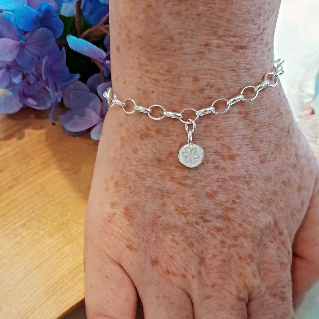 Flower Charm Bracelet