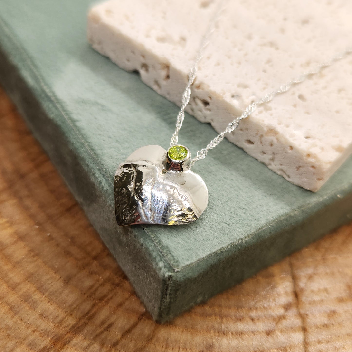 Love The Lakes Heart Pendant