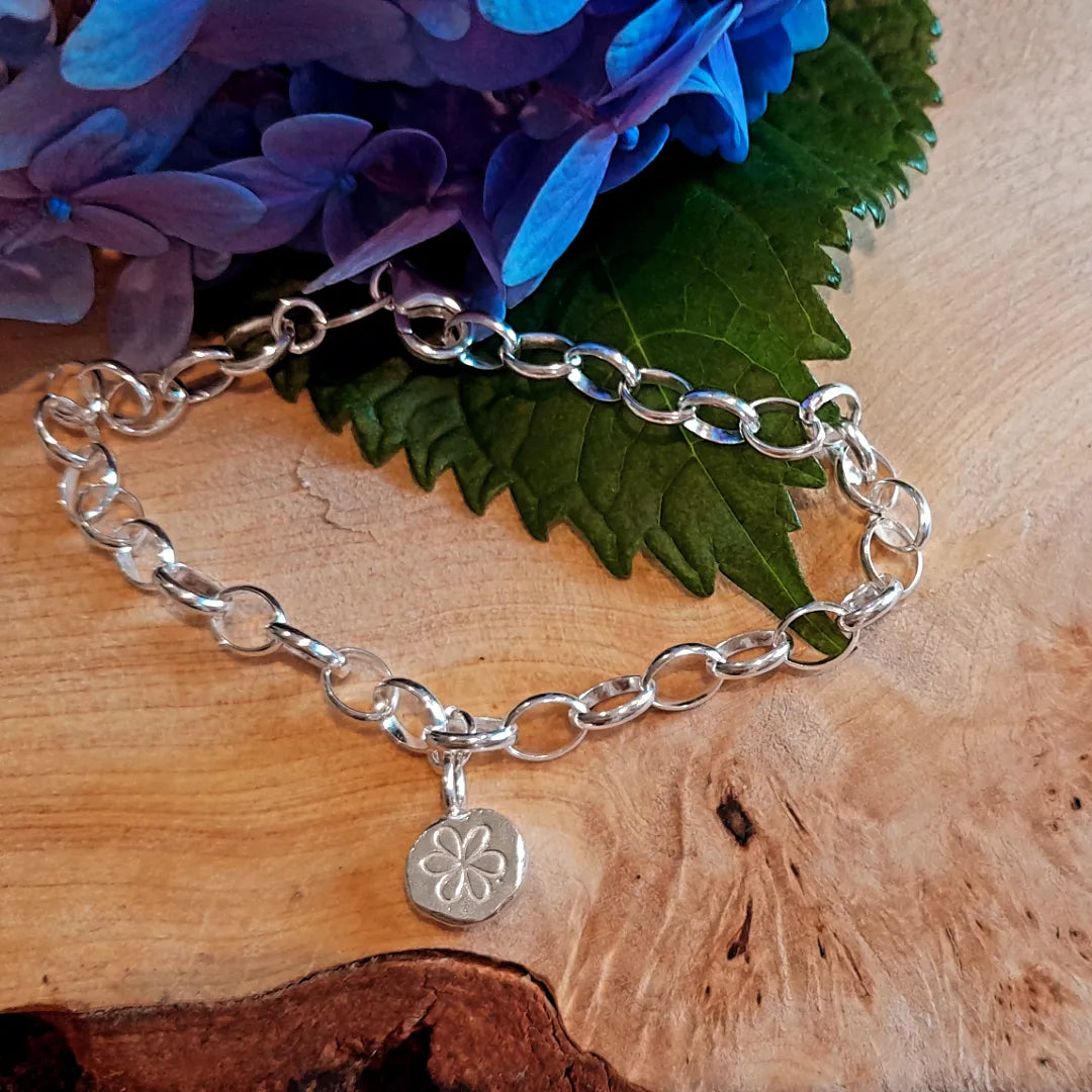 Flower Charm Bracelet