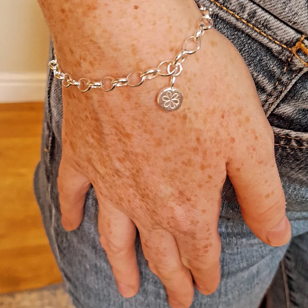 Flower Charm Bracelet
