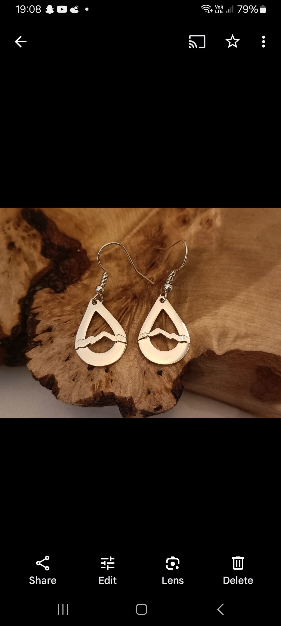 Mountain drop Earrings