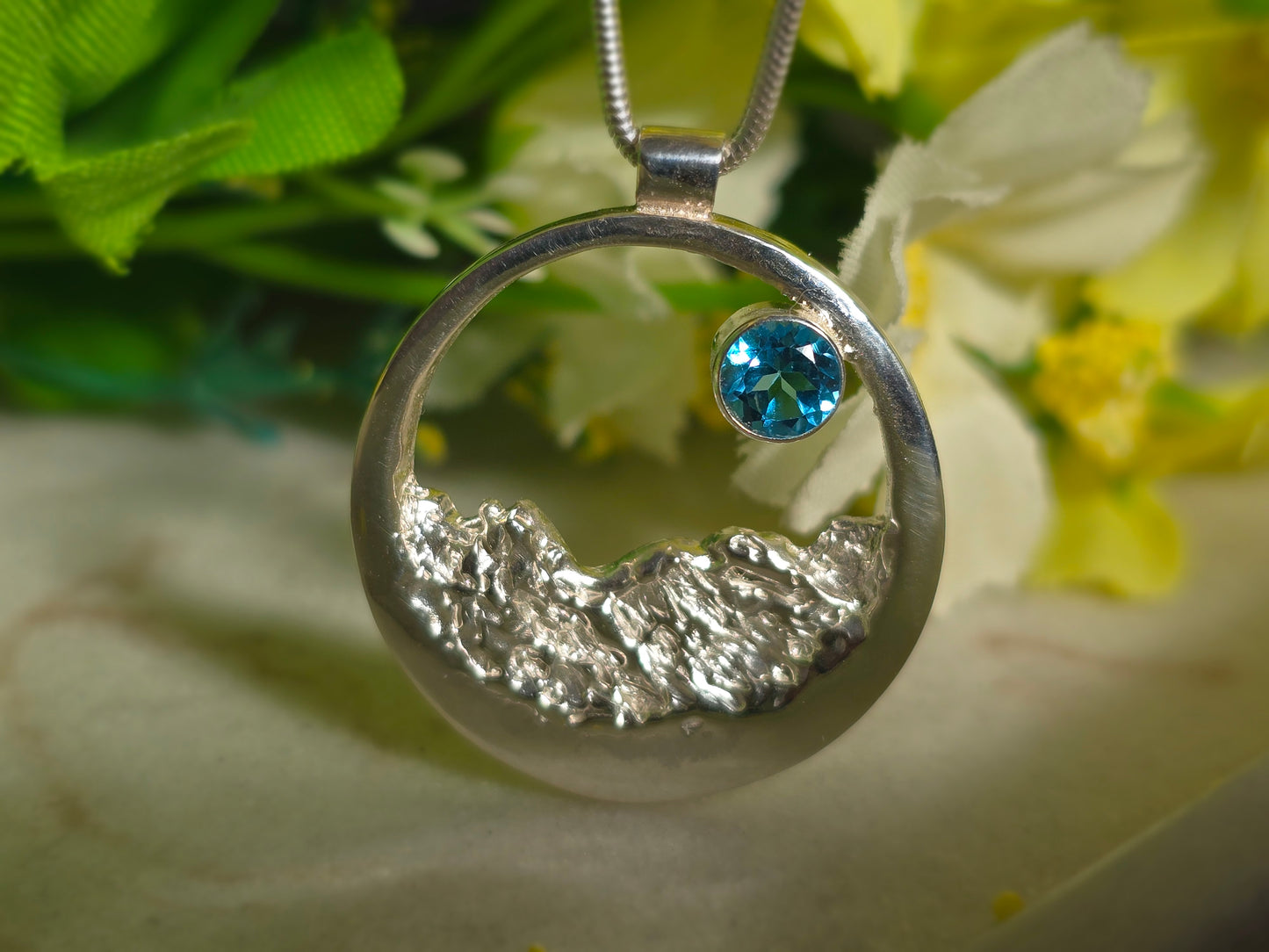 Chunky Melted Mountain Pendant