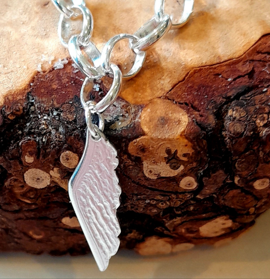 Angel Wing Charm Bracelet