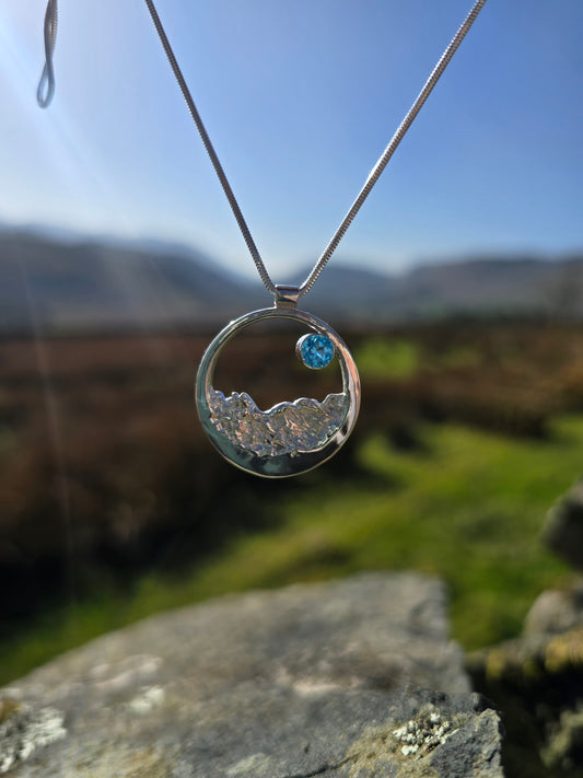 Chunky Melted Mountain Pendant