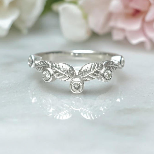 Leaf Wedding Ring