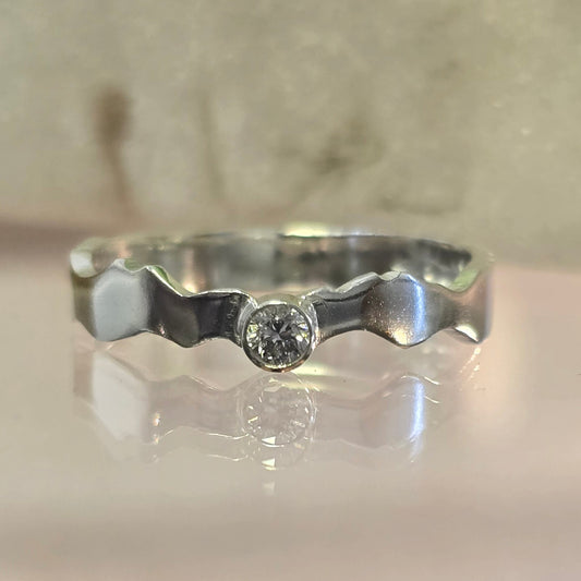 Langdale skyline Ring with Gemstone
