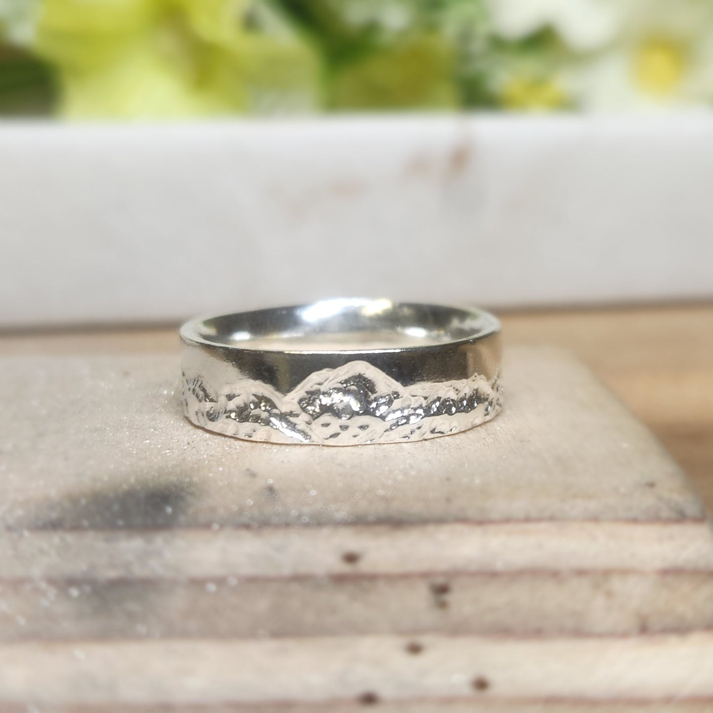 Personalised Mountain Ring